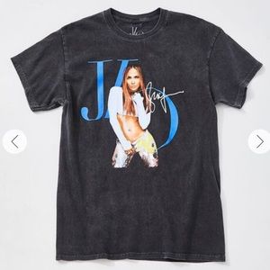 JLo Graphic Mineral Wash Tee